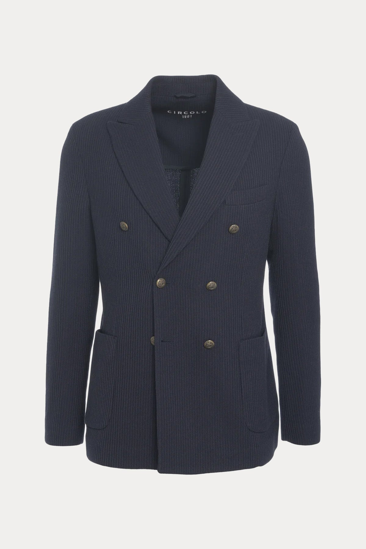 Circolo 1901 Slim Fit Kruvaze Yün Blazer Ceket