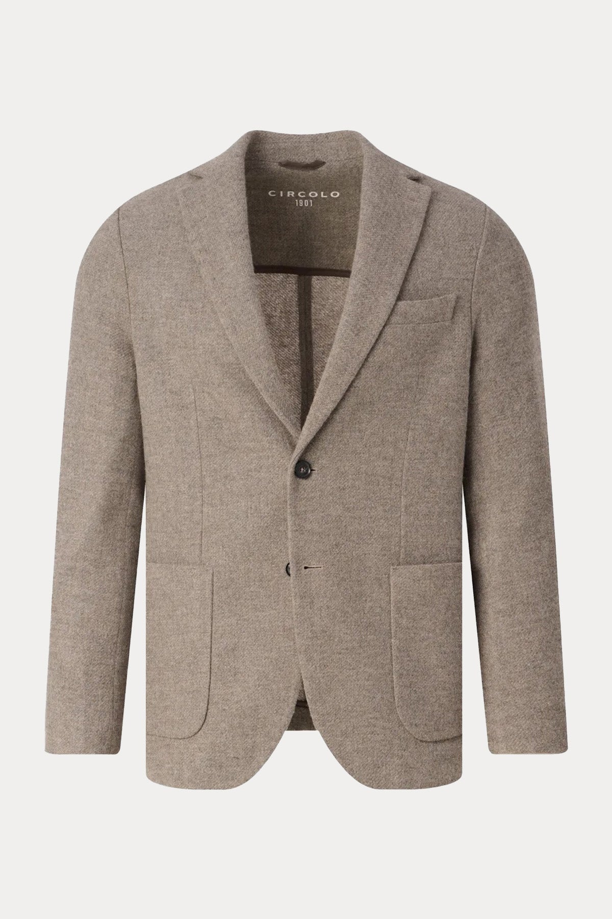 Circolo 1901 Slim Fit Spor Cepli Kaşmir Yün Blazer Ceket