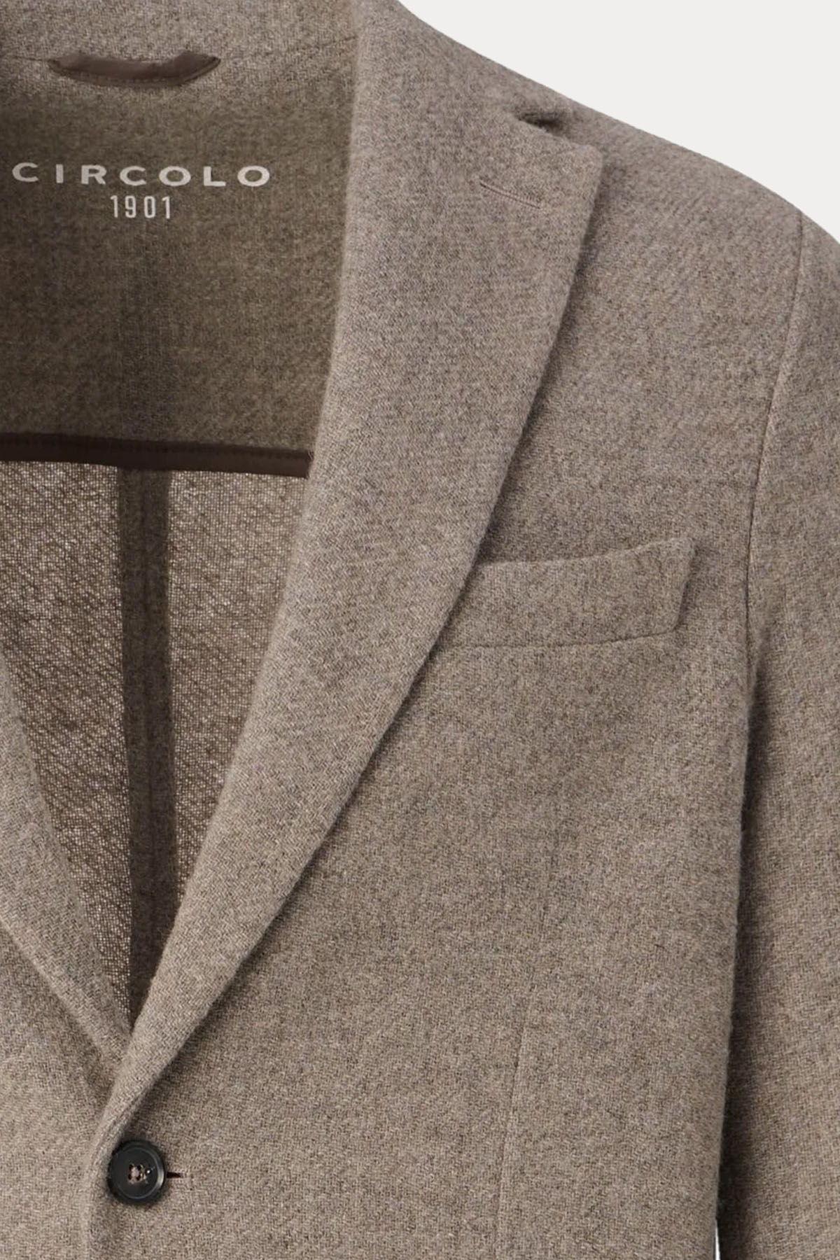 Circolo 1901 Slim Fit Spor Cepli Kaşmir Yün Blazer Ceket