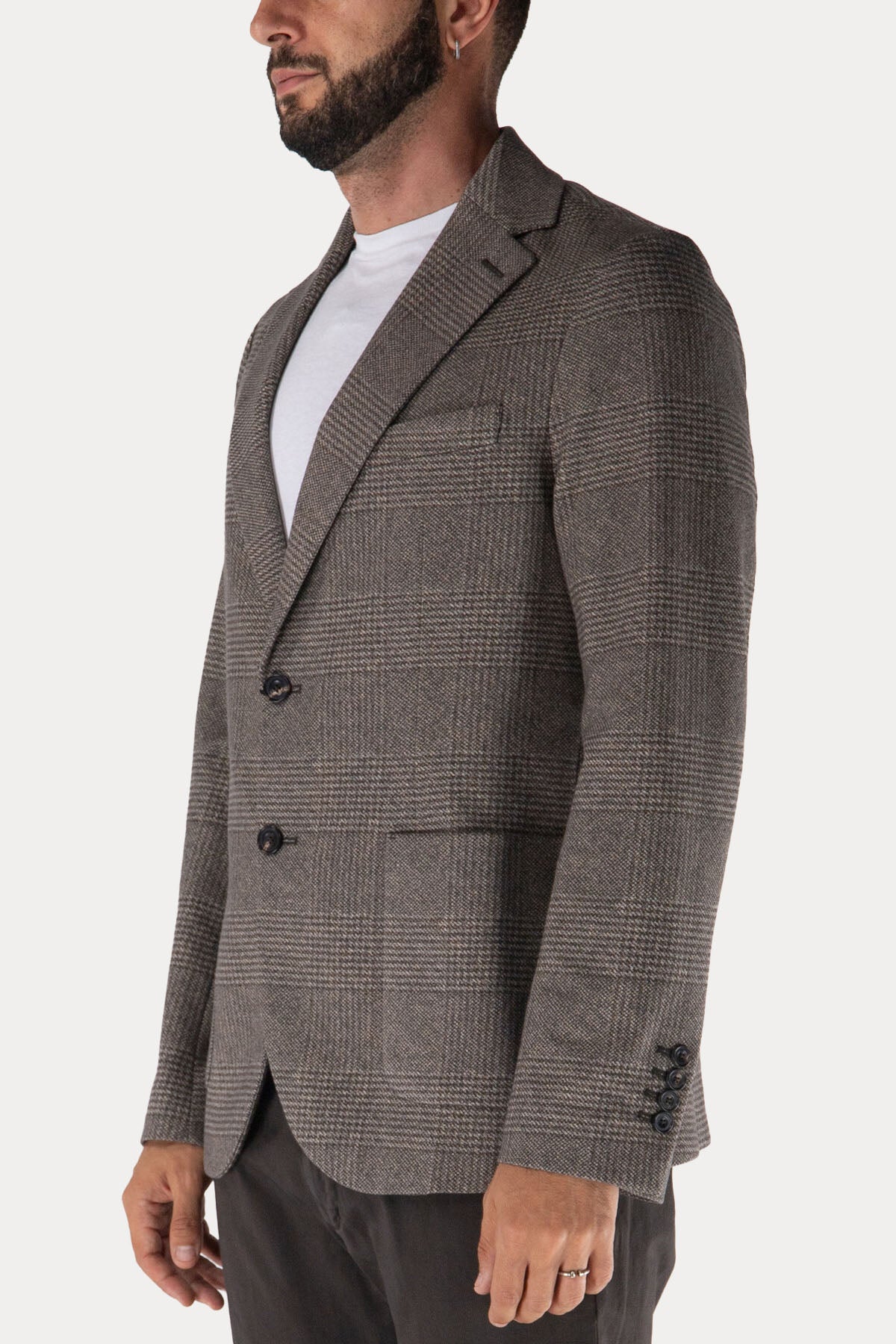 Circolo 1901 Slim Fit Ekose Desen Spor Cepli Blazer Ceket