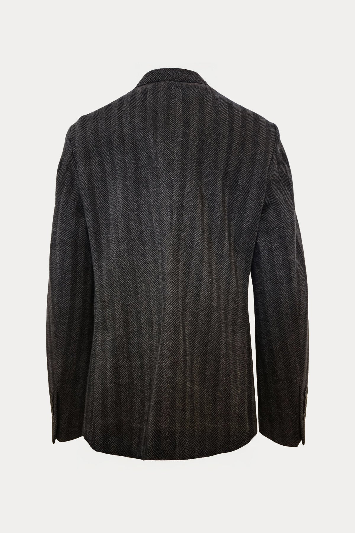 Circolo 1901 Slim Fit Balıksırtı Desenli Yün Blazer Ceket