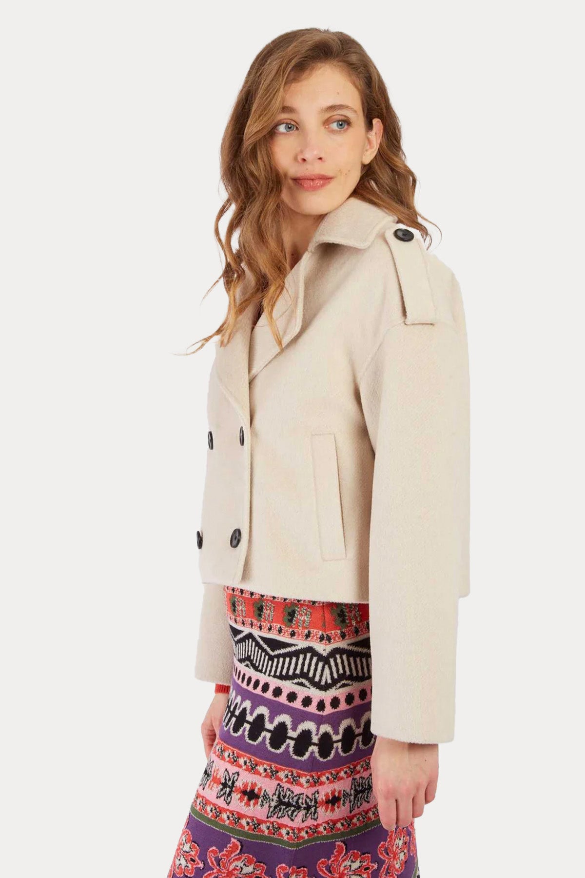 Rene Derhy Comfort Fit Kruvaze Ceket