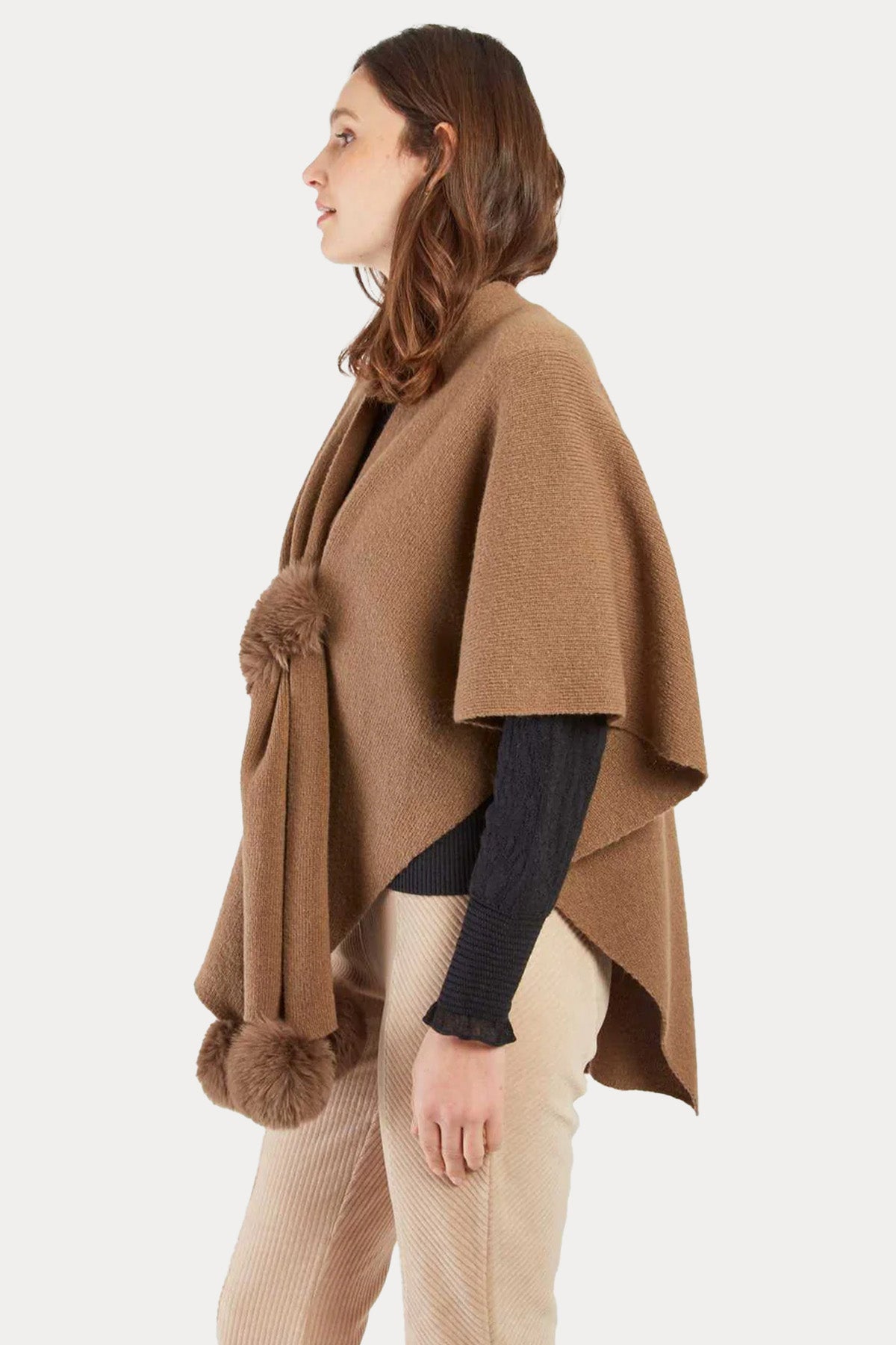 Rene Derhy Örgü Panço Ceket