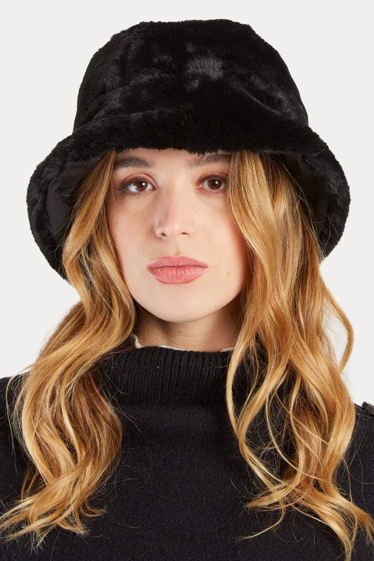 Rene Derhy Çift Taraflı Peluş Şapka