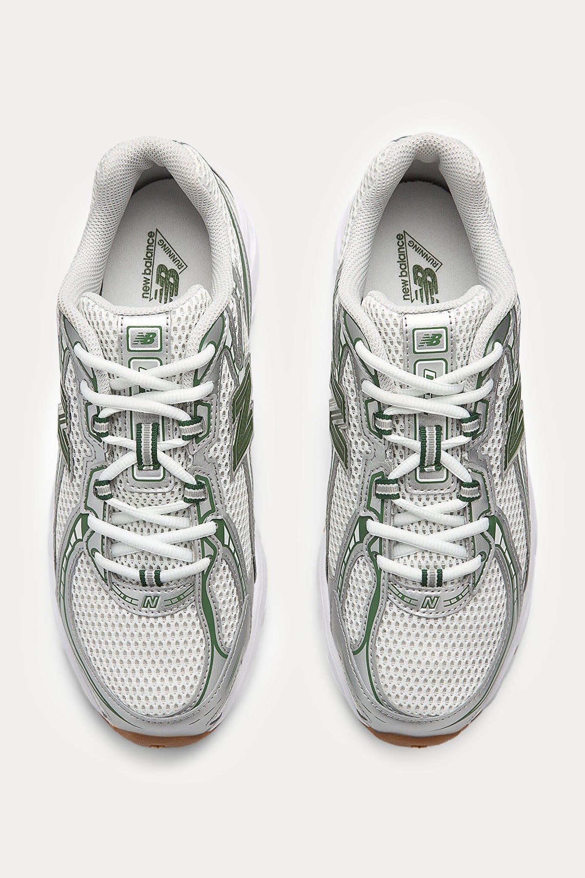 ユ NEW BALANCE Unisex 740 Beyaz Modeli Koleksiyonu Yeşil U7402EL