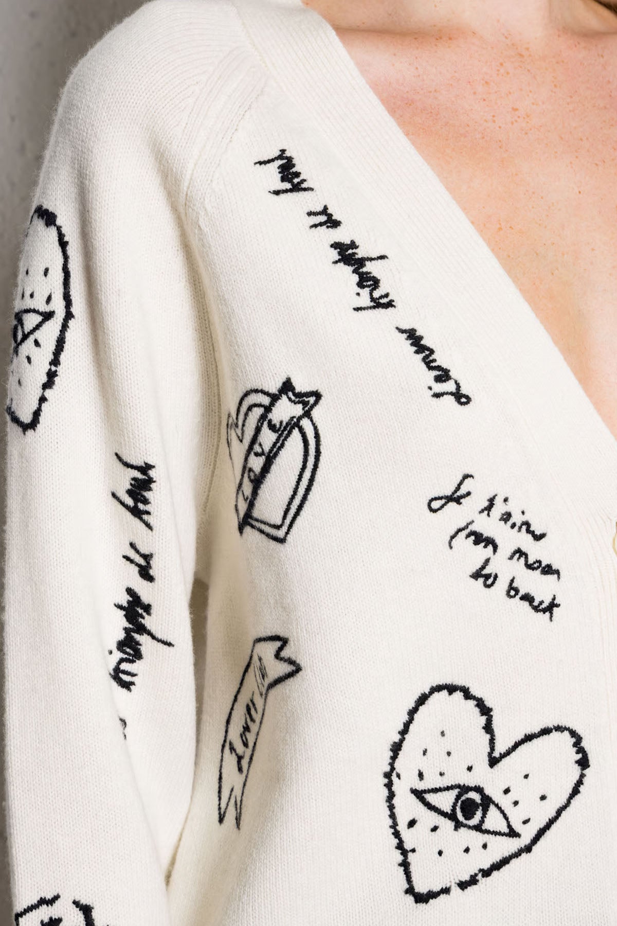 Berenice Megalover İnce Örgü Yün Triko Ceket