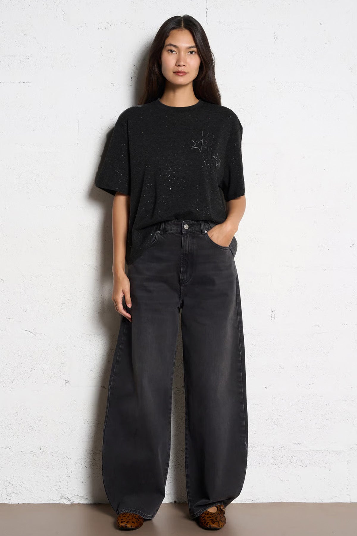 Berenice Talie Loose Fit Yıldız Logolu T-shirt