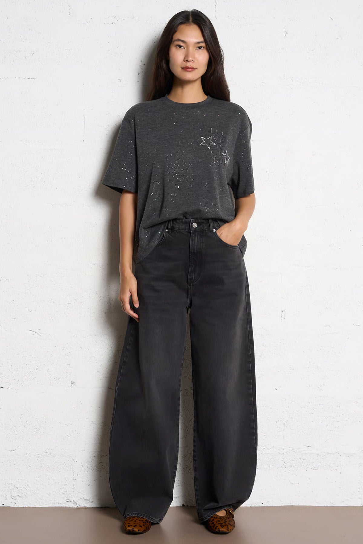 Berenice Talie Loose Fit Yıldız Logolu T-shirt