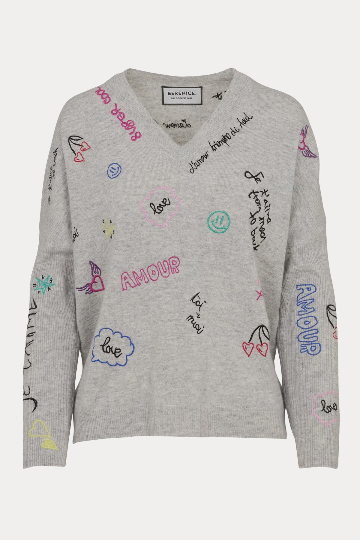 Berenice Myneweryday Loose Fit İnce Örgü Yün Triko