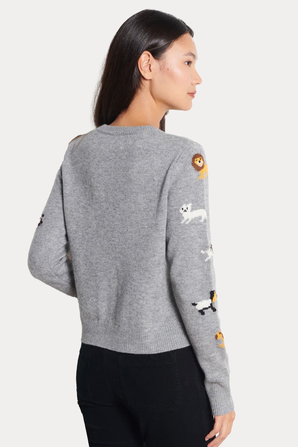 Berenice Myanimals Regular Fit Örgü Yün Triko Ceket