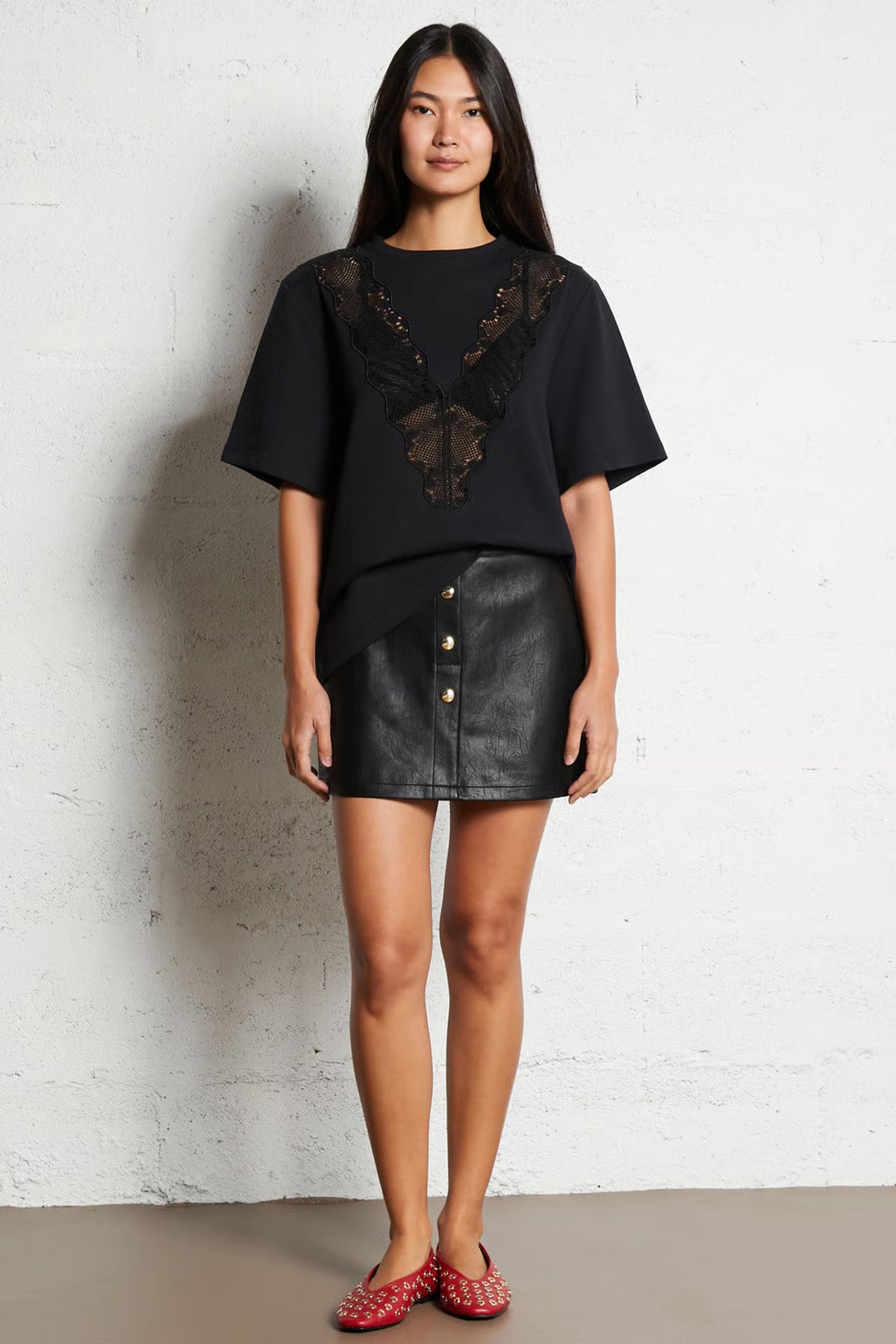 Berenice Jonna Mini Deri Etek