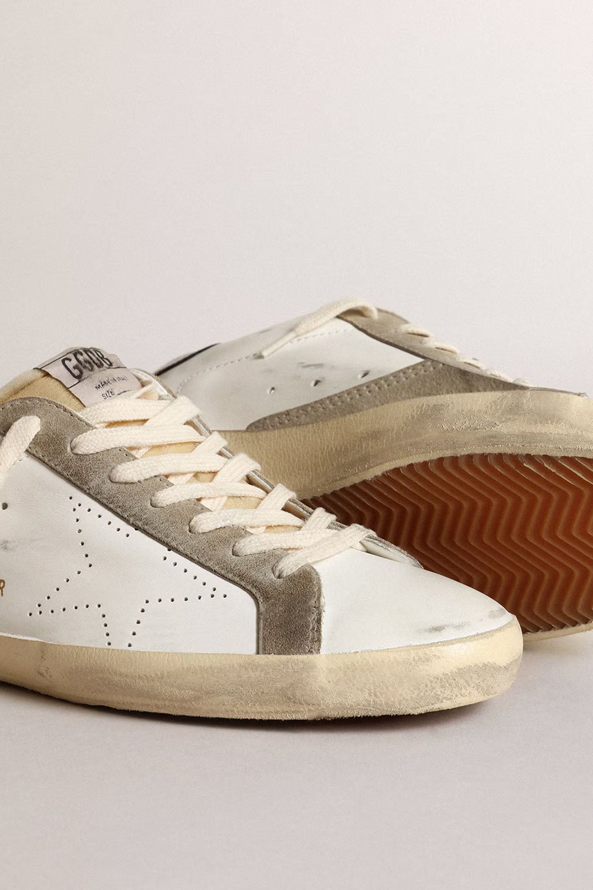 Golden Goose Super-Star Deri Sneaker Ayakkabı-Ayakkabı-Libas