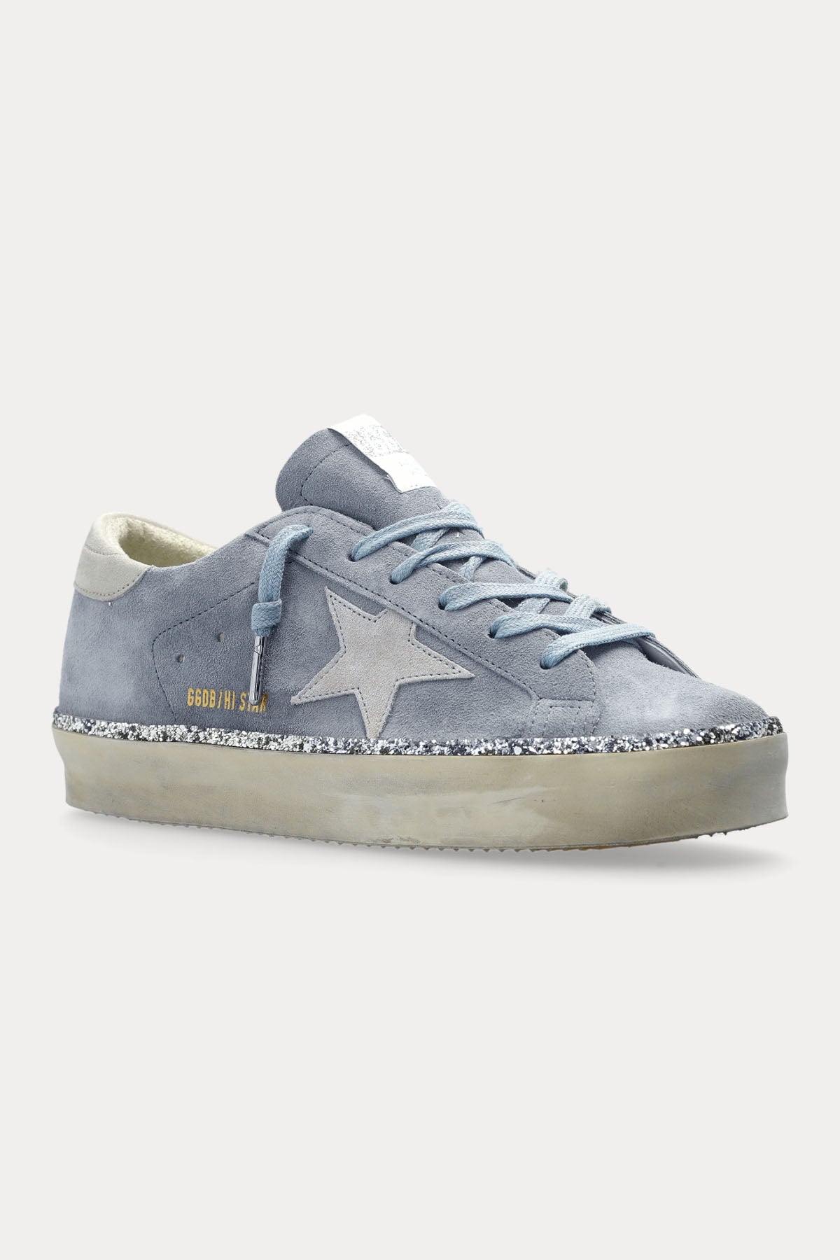 Golden Goose Hi-Star Payetli Süet Sneaker Ayakkabı