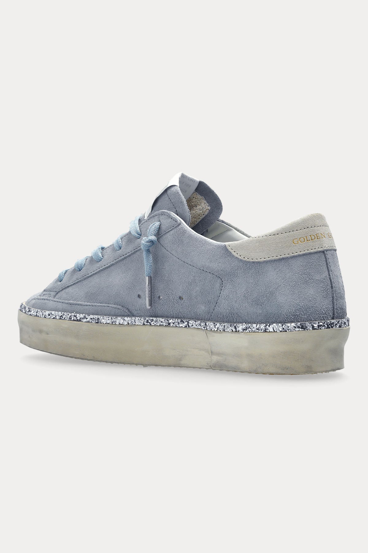 Golden Goose Hi-Star Payetli Süet Sneaker Ayakkabı