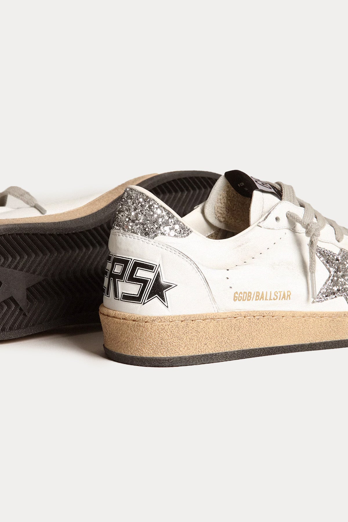 Golden Goose Ball-Star Payetli Deri Sneaker Ayakkabı-Ayakkabı-Libas
