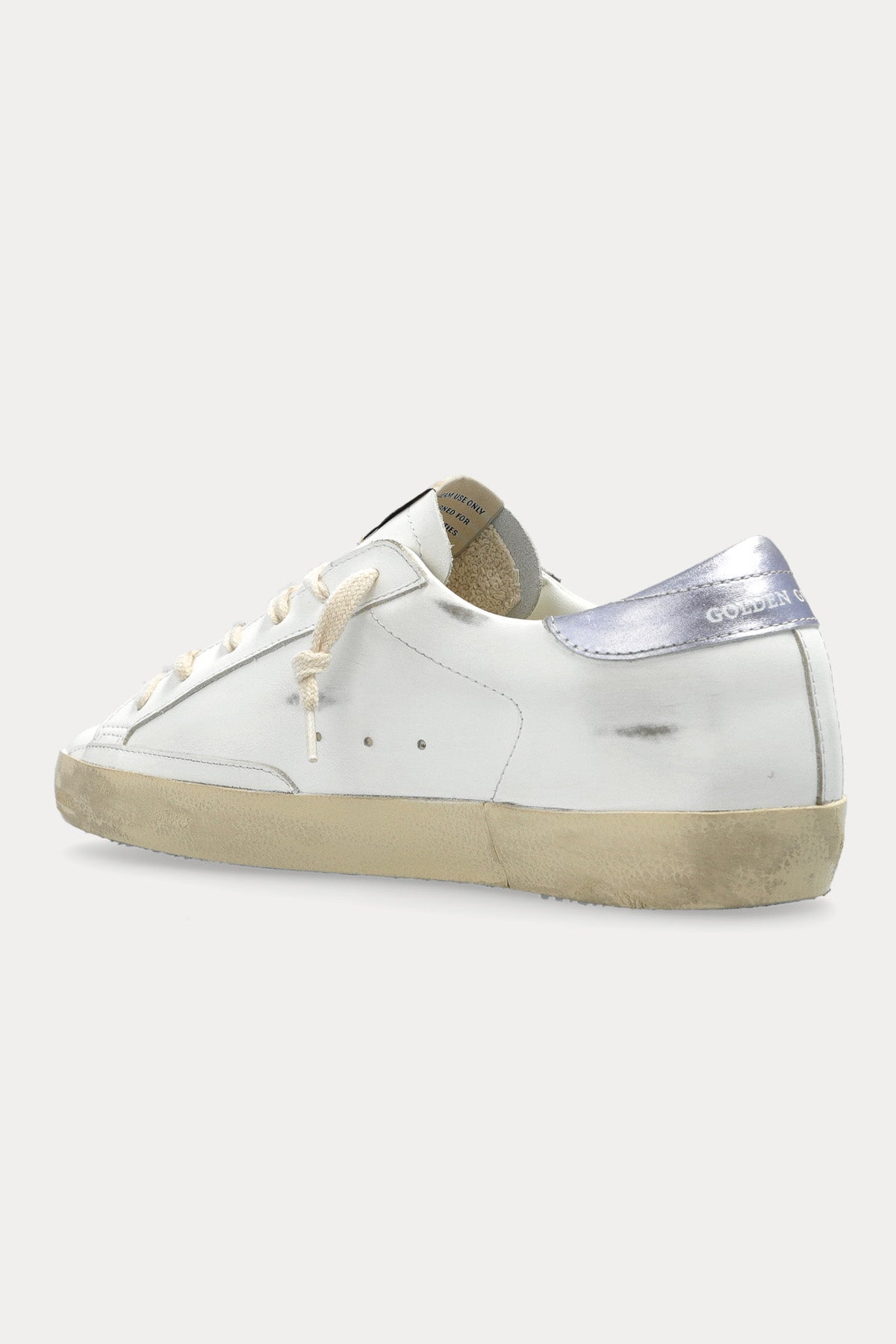Golden Goose Super-Star Payetli Deri Sneaker Ayakkabı-Ayakkabı-Libas