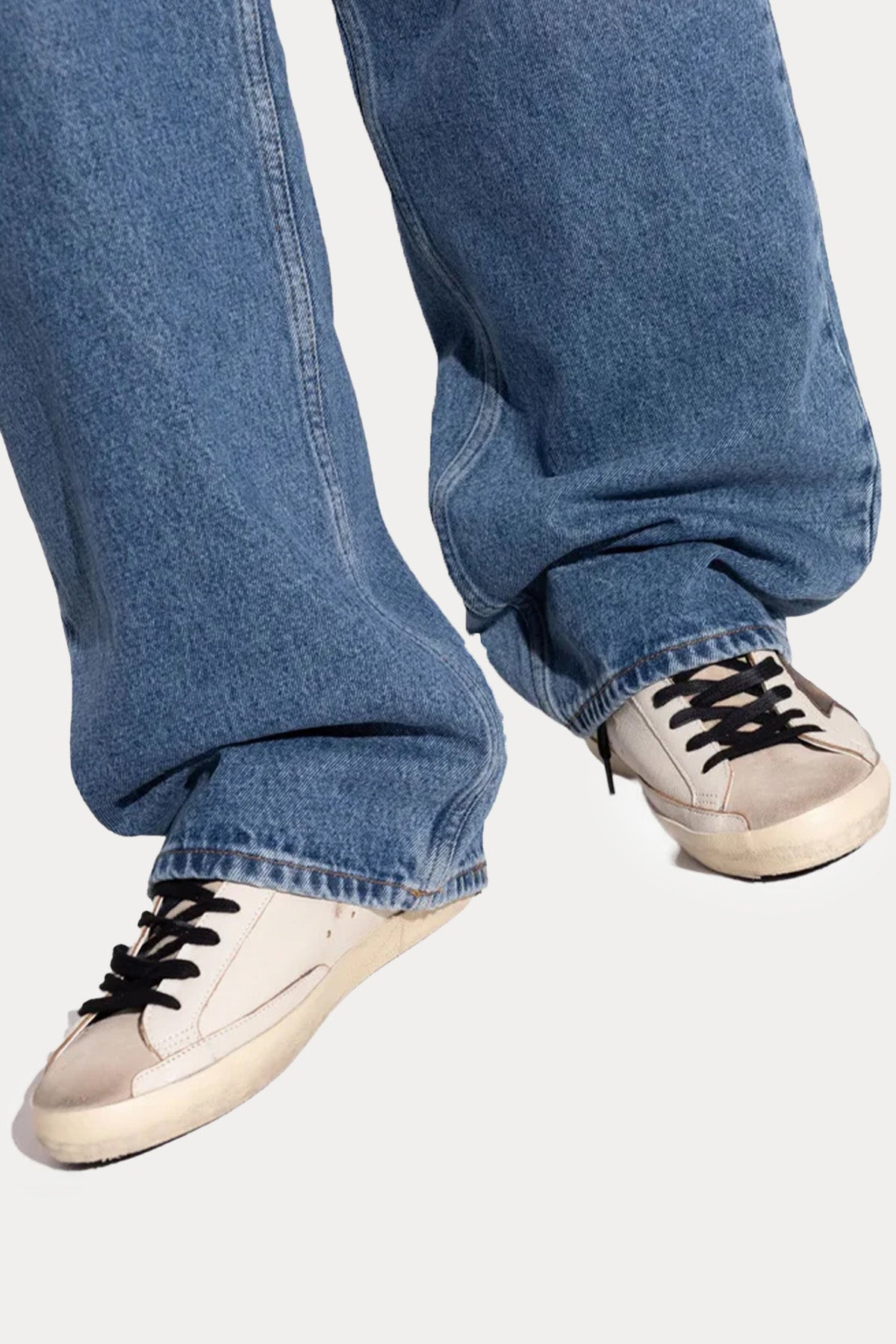 【コバラ77】 Golden Goose Super-Star Deri Sneaker Ayakkabı GMF00102 F007553 10550