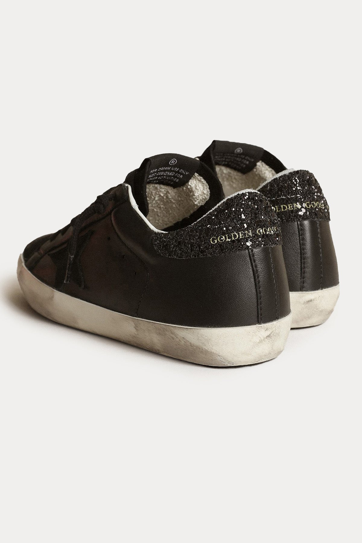 Golden Goose Super-Star Payetli Deri Sneaker Ayakkabı