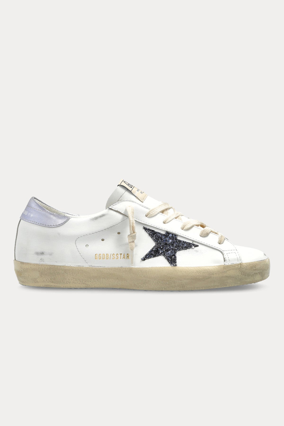 Golden Goose Super-Star Payetli Deri Sneaker Ayakkabı