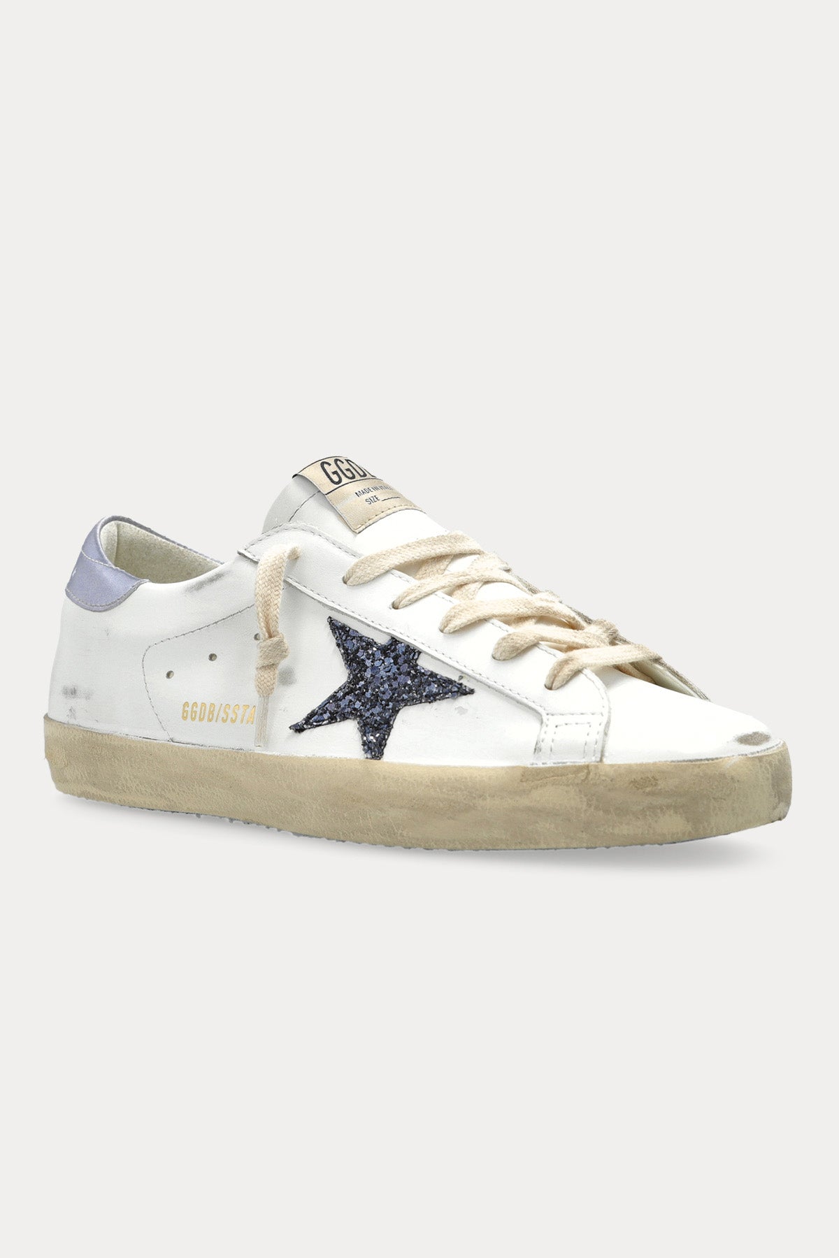 Golden Goose Super-Star Payetli Deri Sneaker Ayakkabı