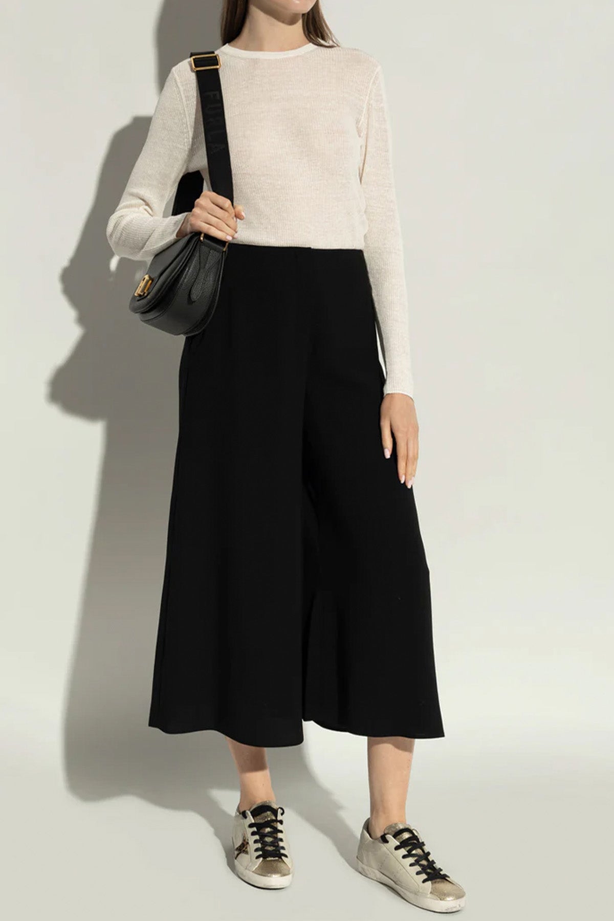 Golden Goose Super-Star Leopar Desenli Deri Sneaker Ayakkabı