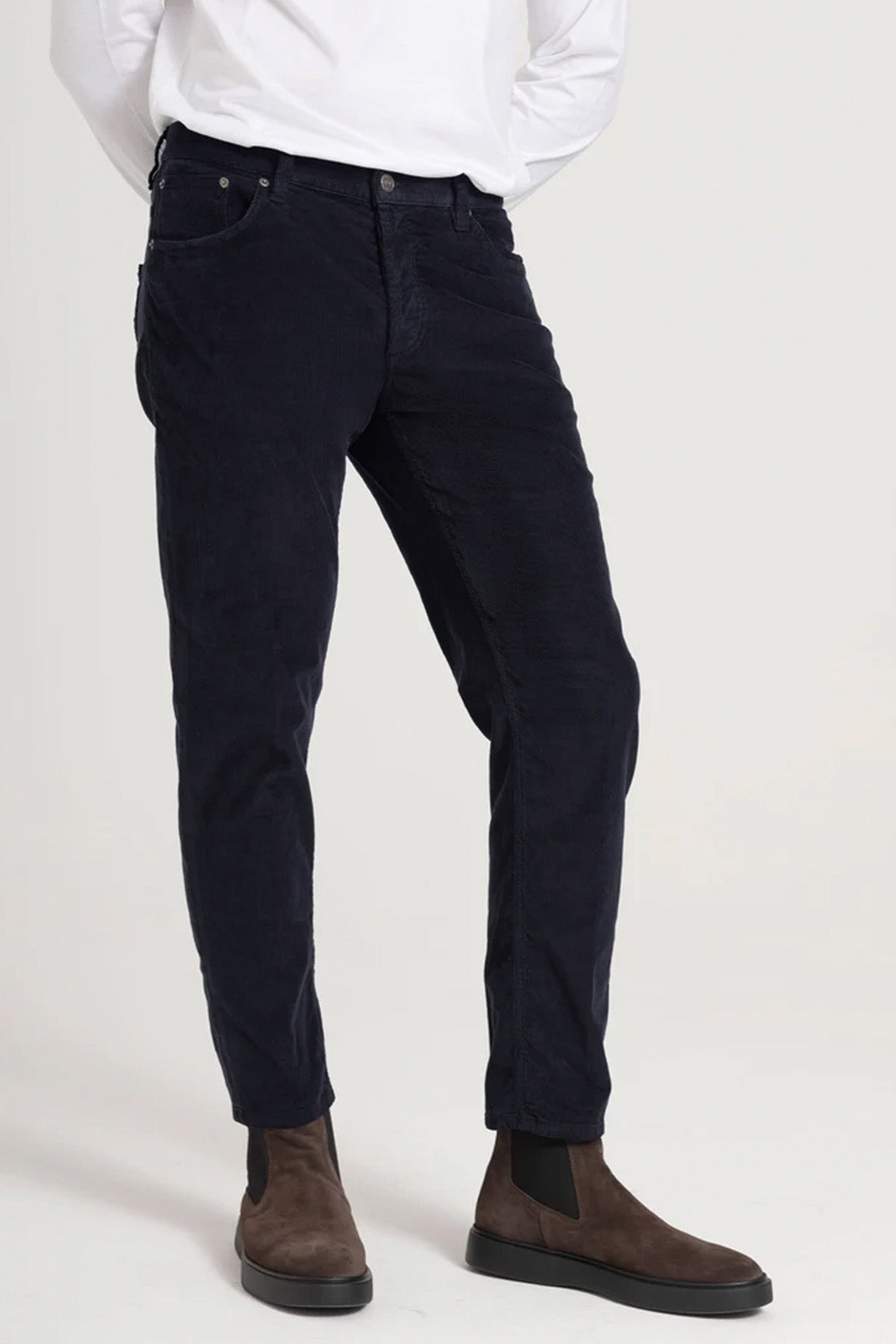 Dondup Brighton Carrot Fit Fitilli Kadife Pantolon