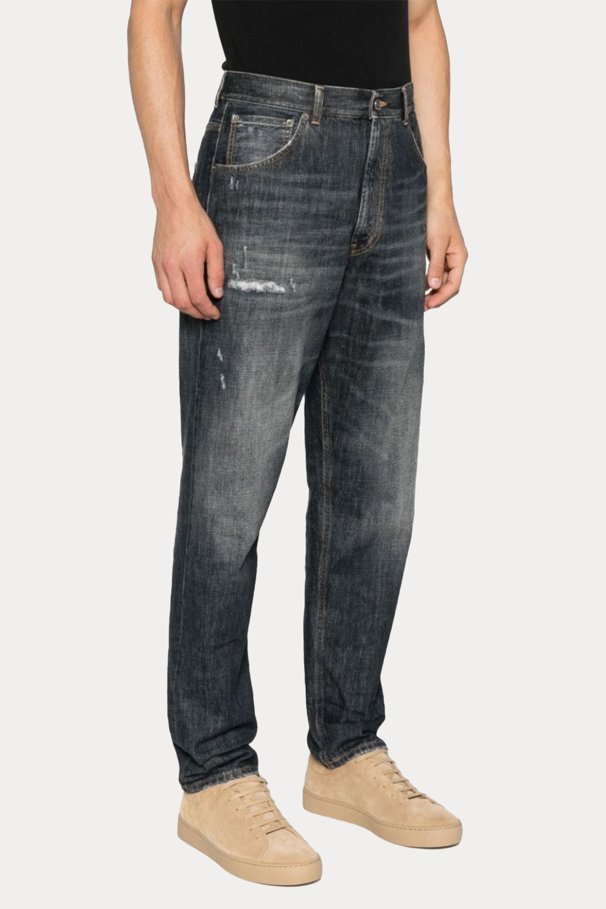 Dondup Paco Loose Fit Yıkamalı Jeans