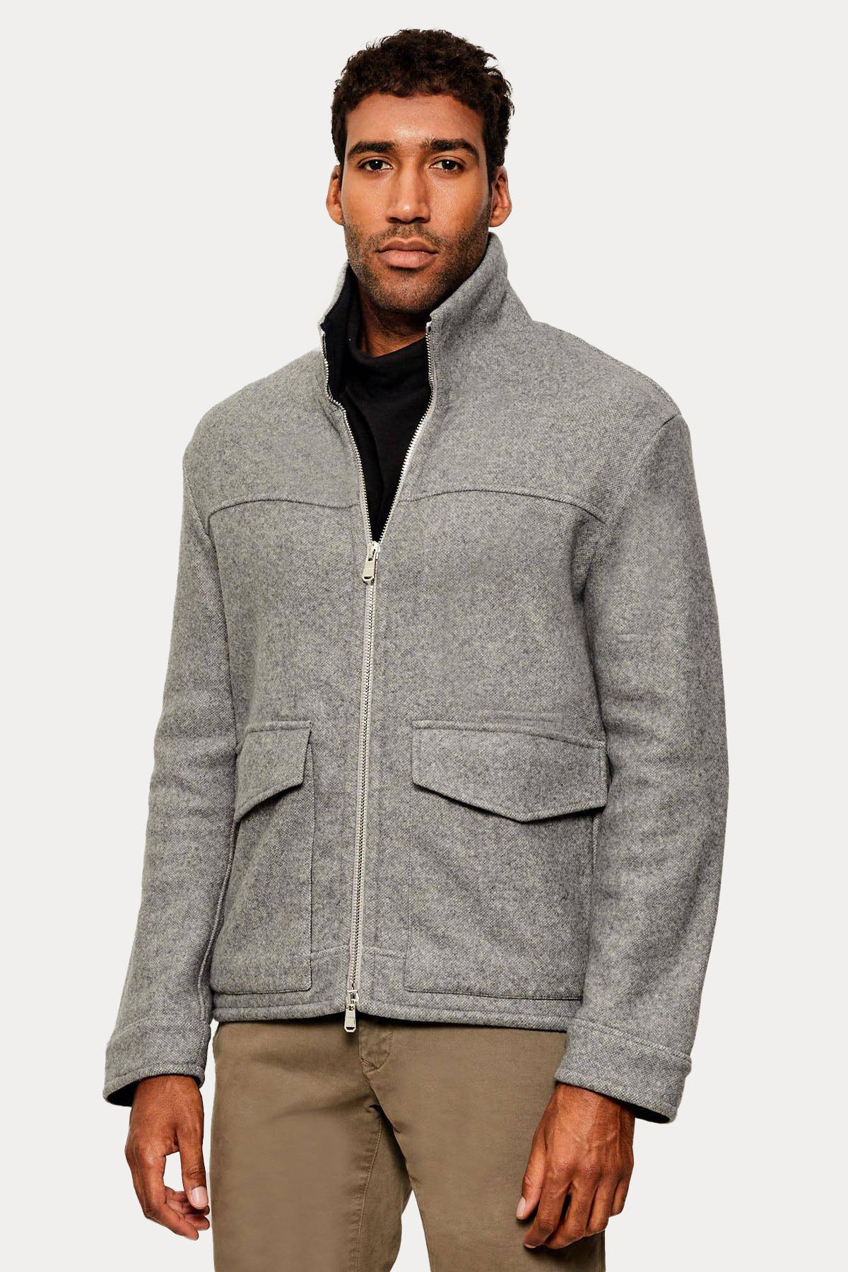 Dondup Kısa Yün Kaban