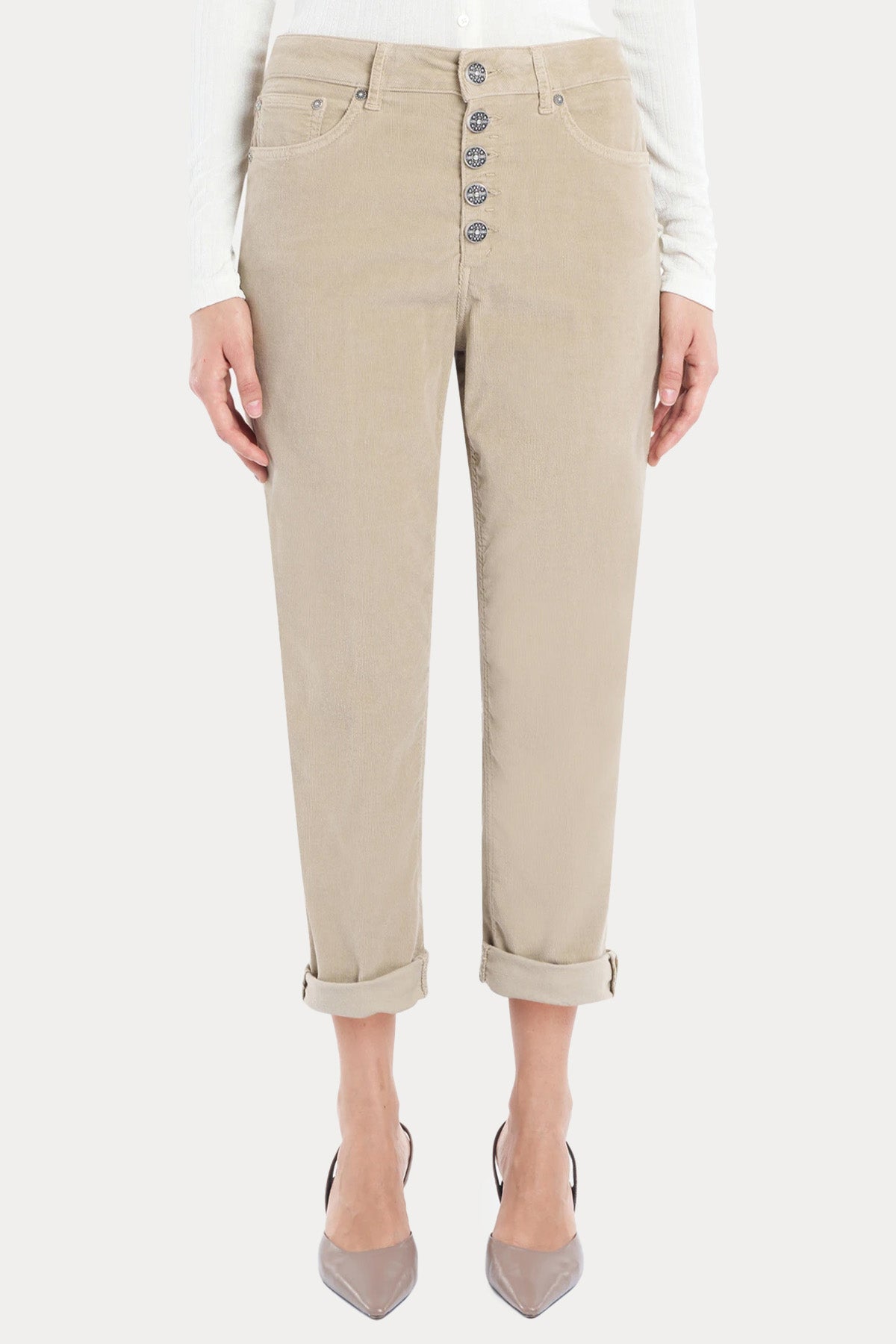 Dondup Koons Loose Fit Kadife Pantolon