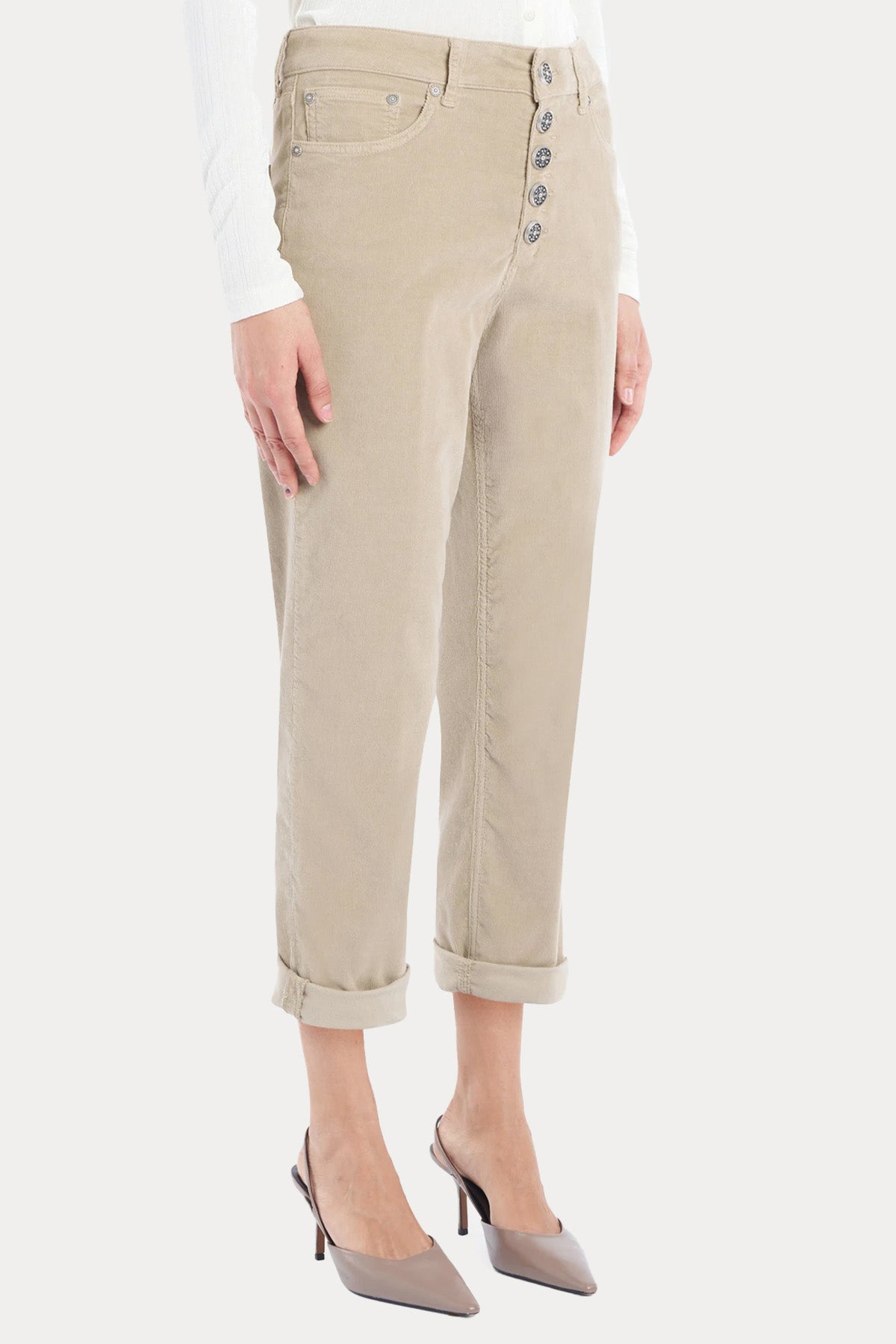 Dondup Koons Loose Fit Kadife Pantolon