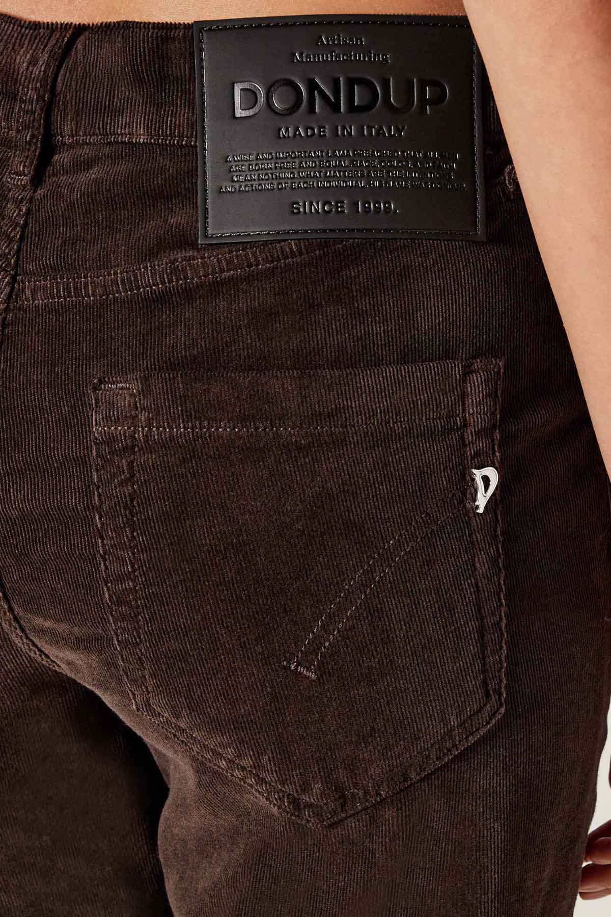 Dondup Koons Loose Fit Kadife Pantolon