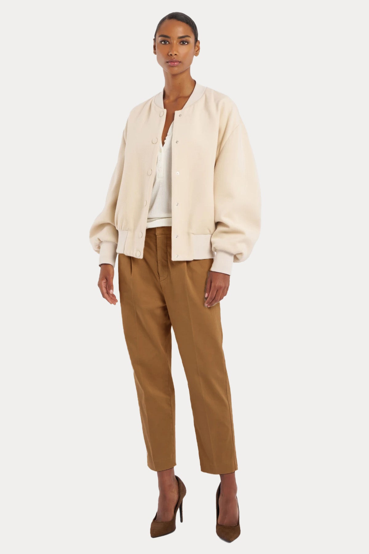 Dondup Tania Loose Fit Tek Pile Yandan Cepli Pantolon