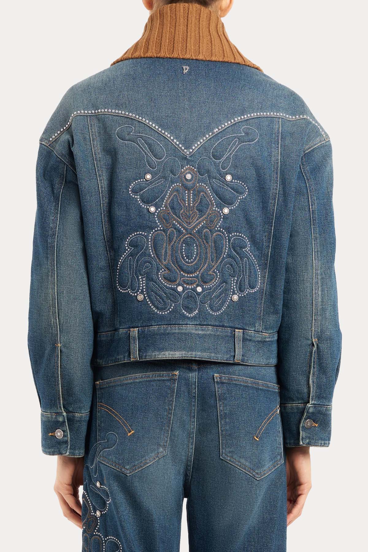 Dondup Boxy Fit Troklu Denim Ceket