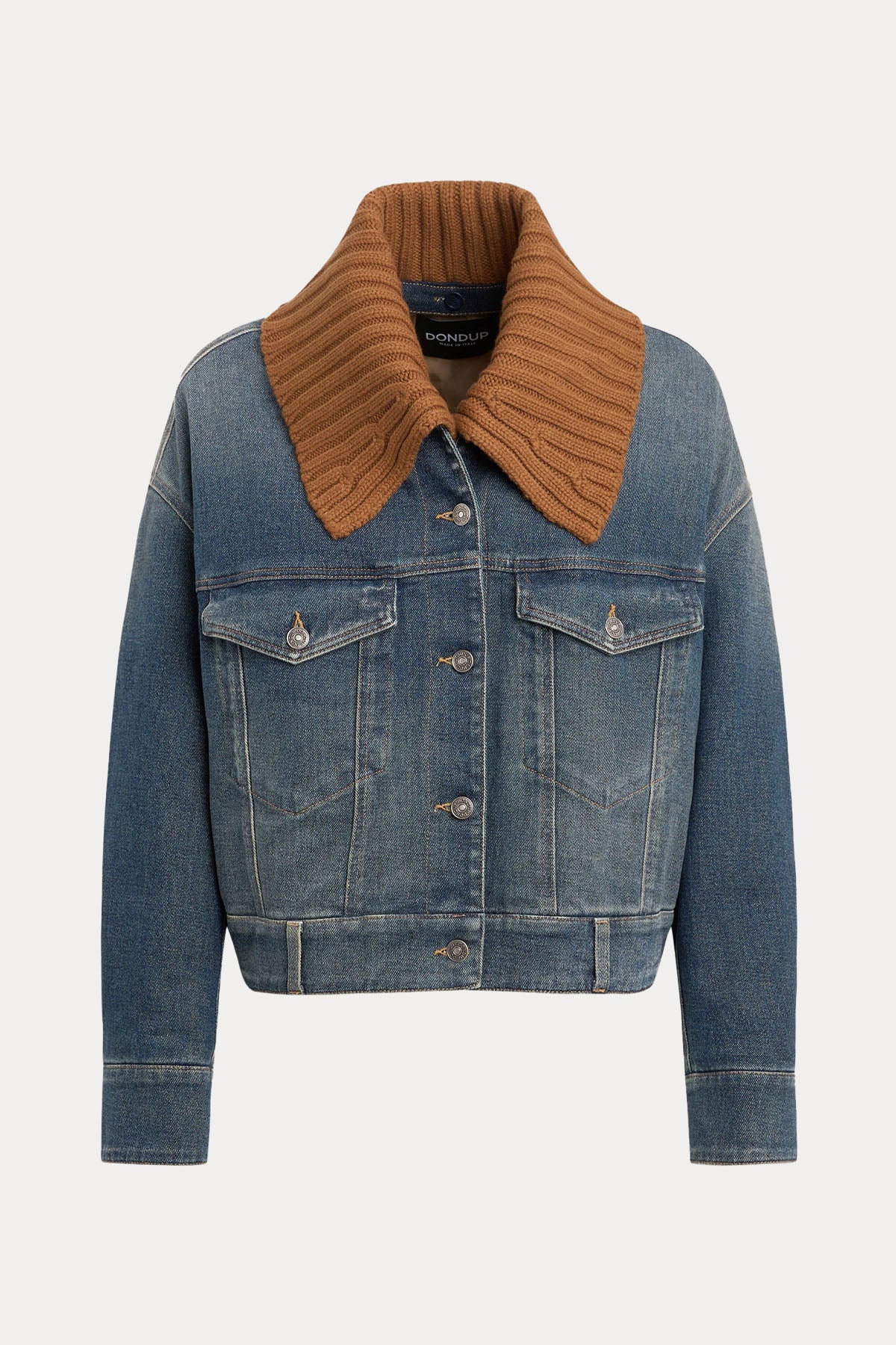 Dondup Boxy Fit Troklu Denim Ceket