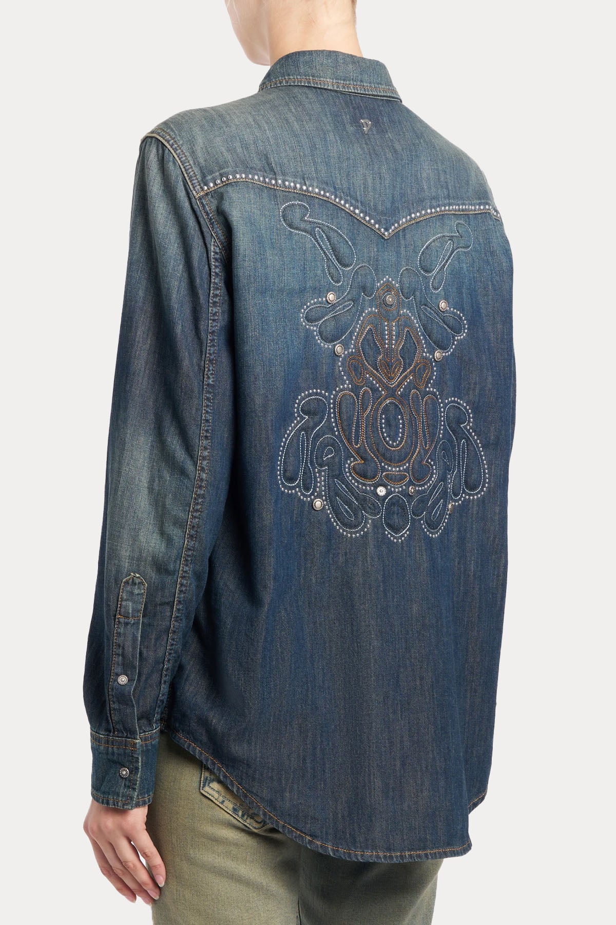 Dondup Regular Fit Troklu Denim Gömlek