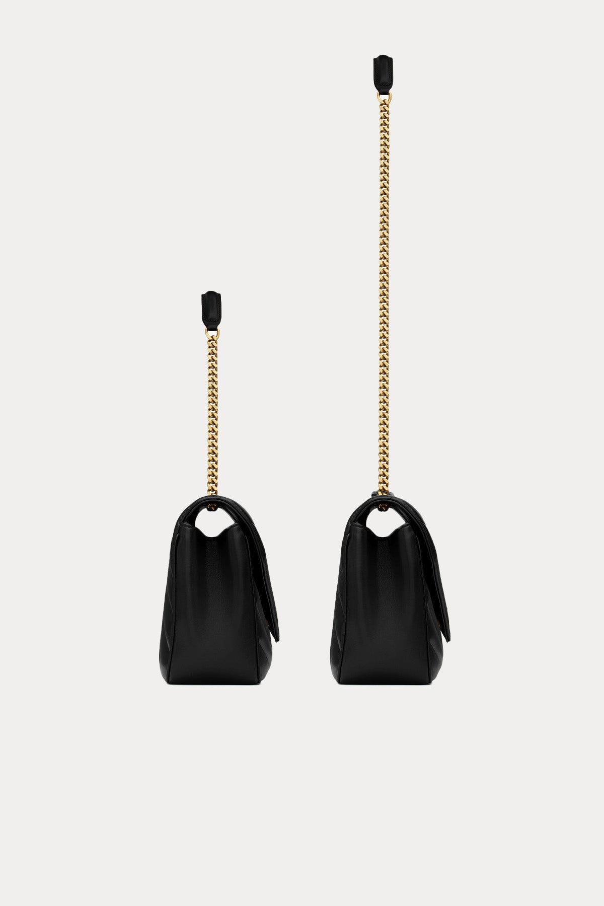 Saint Laurent Logolu Medium Deri Omuz Çantası