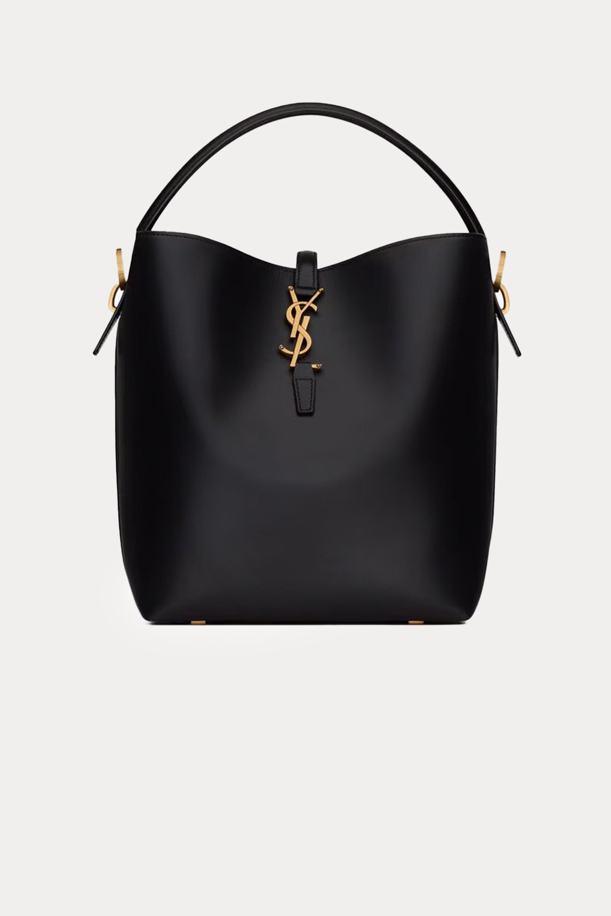 Saint Laurent Logolu Medium Deri Omuz Çantası