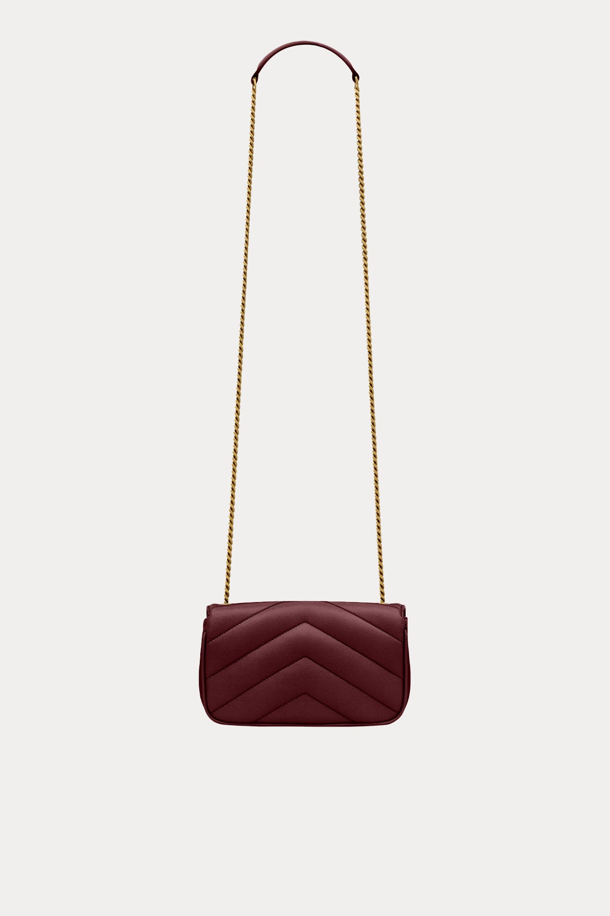 Saint Laurent Logolu Small Zincir Askılı Deri Omuz Çantası