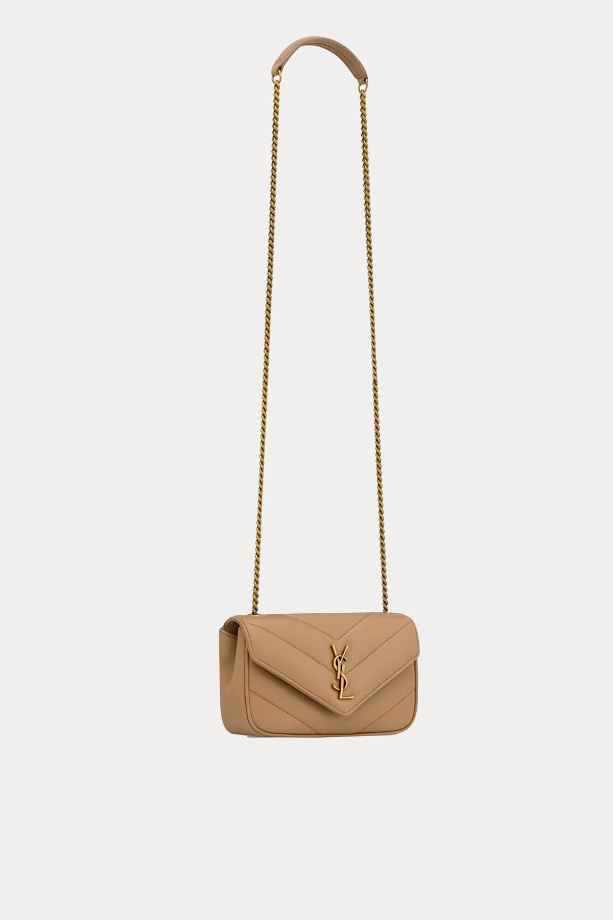 Saint Laurent Zincir Askılı Logolu Small Deri Omuz Çantası