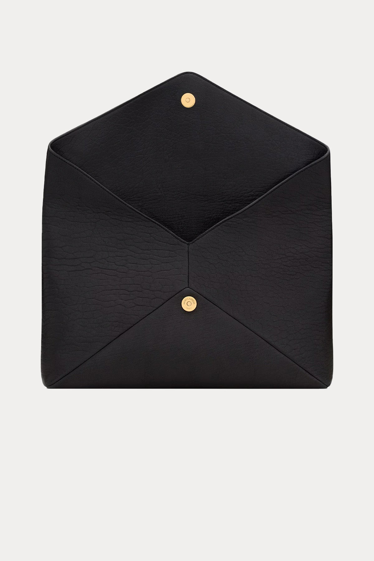 Saint Laurent Logolu Medium Deri Clutch Çanta