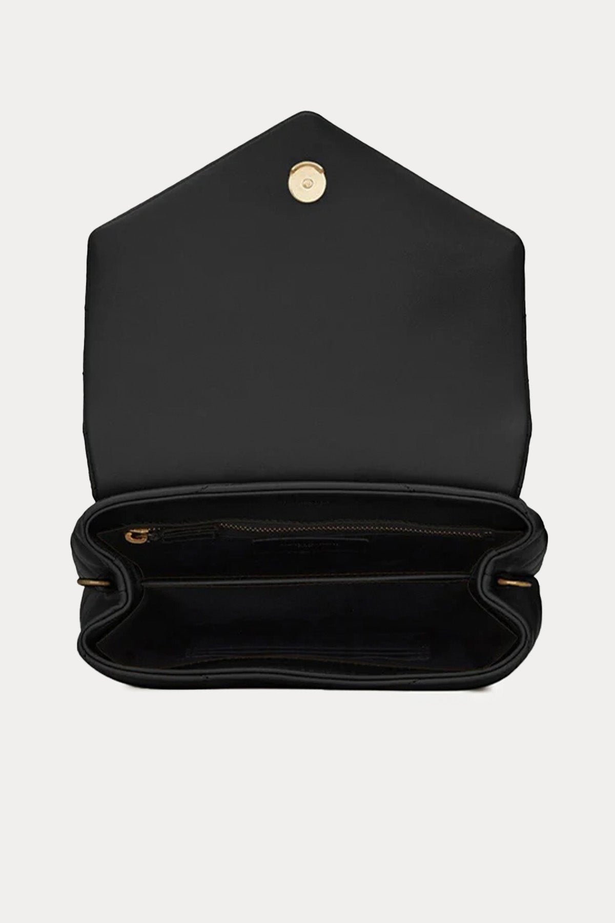 Saint Laurent Logolu Small Deri Omuz Çantası-Çanta-Libas