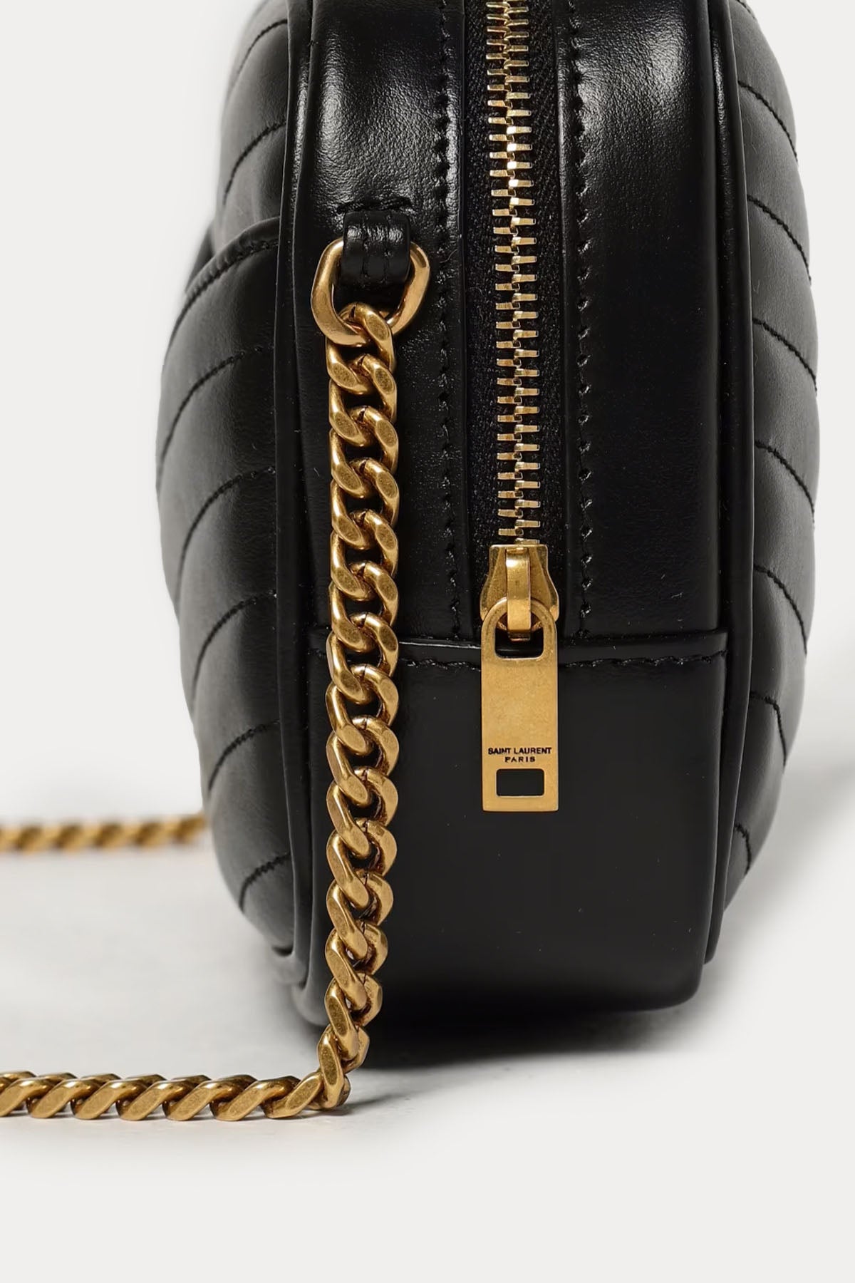 Saint Laurent Zincir Askılı Mini Deri Omuz Çantası