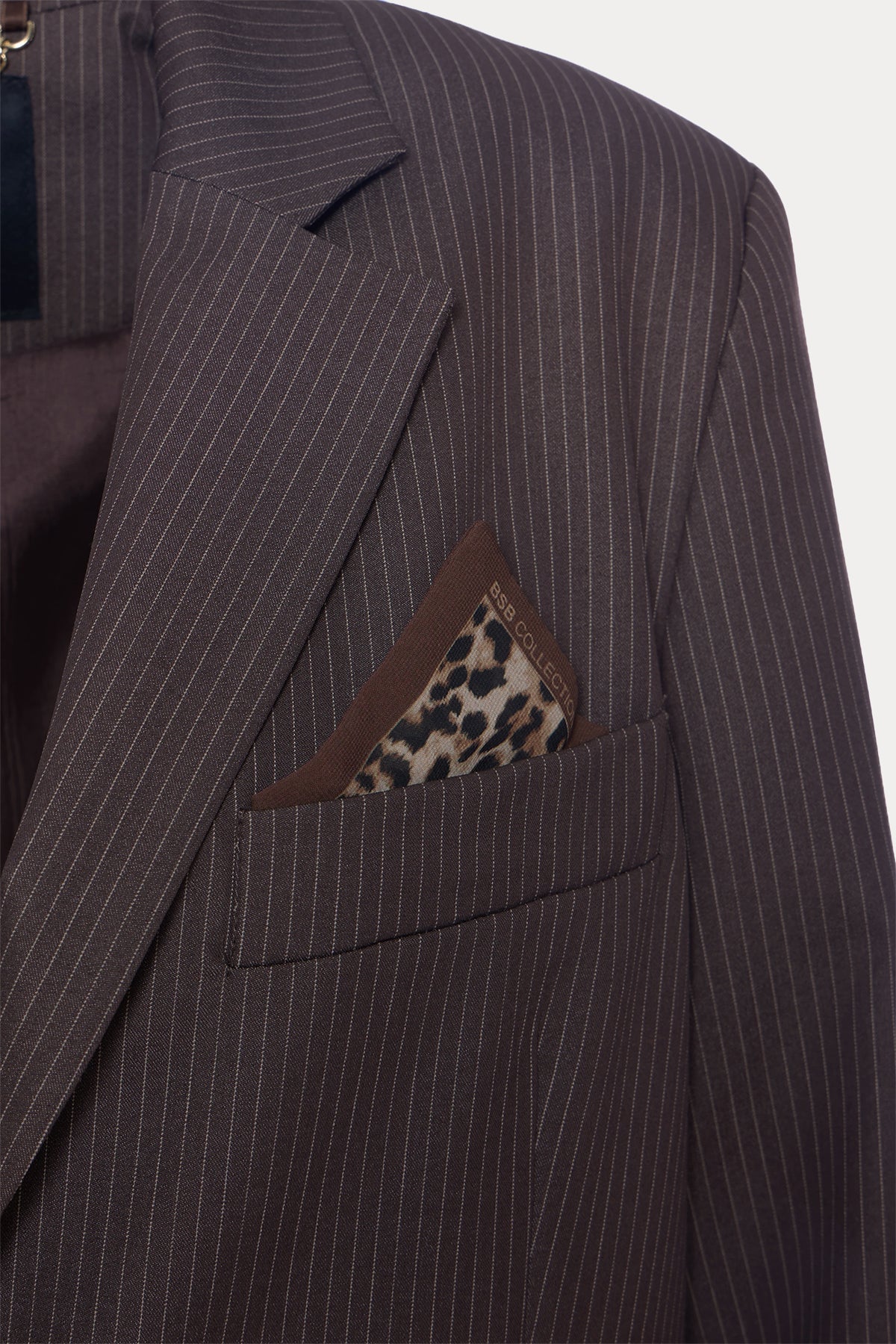 Bsb Relaxed Fit Çizgili Blazer Ceket-Ceket-Libas