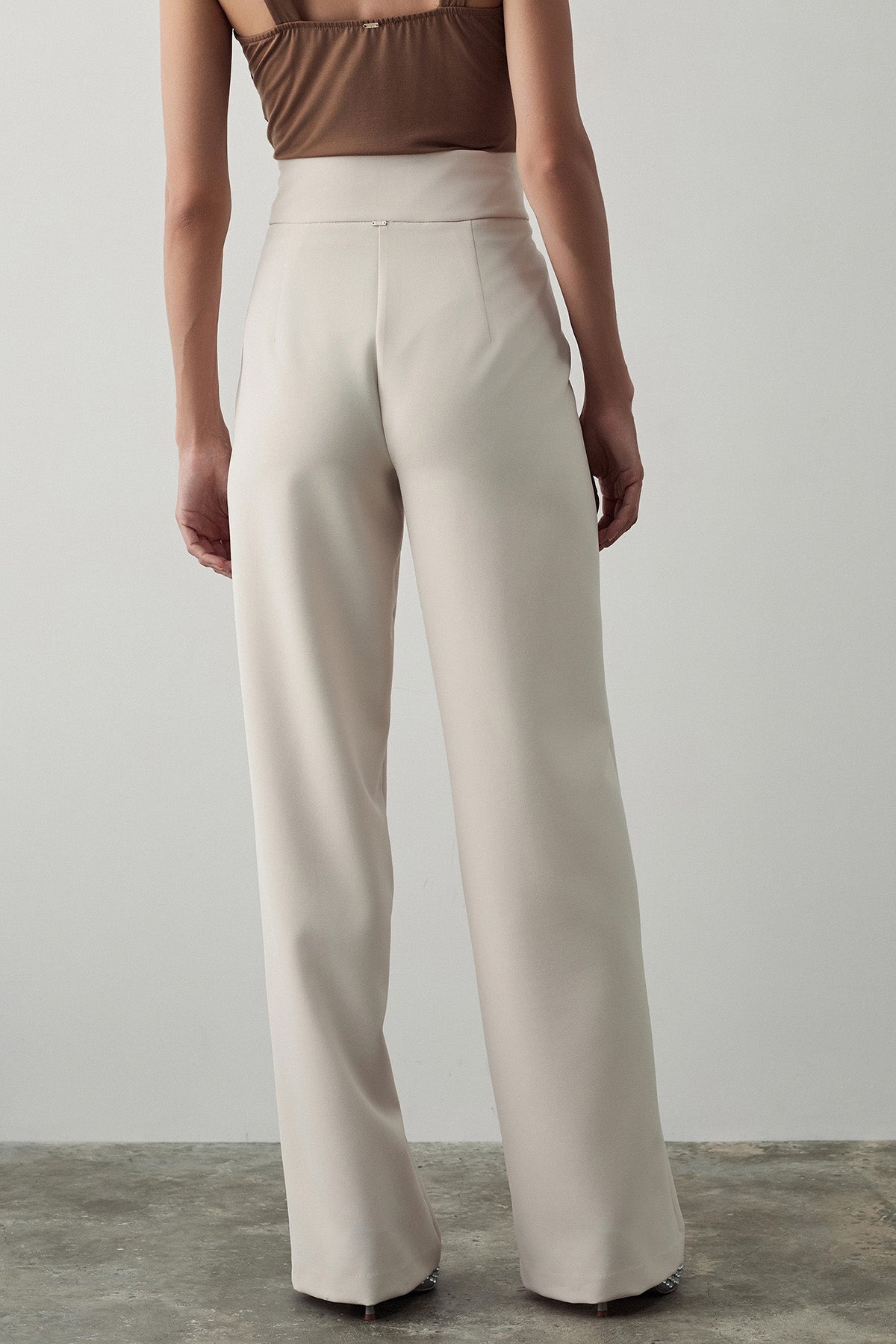 Bsb Relaxed Fit Yüksek Belli Streç Pantolon