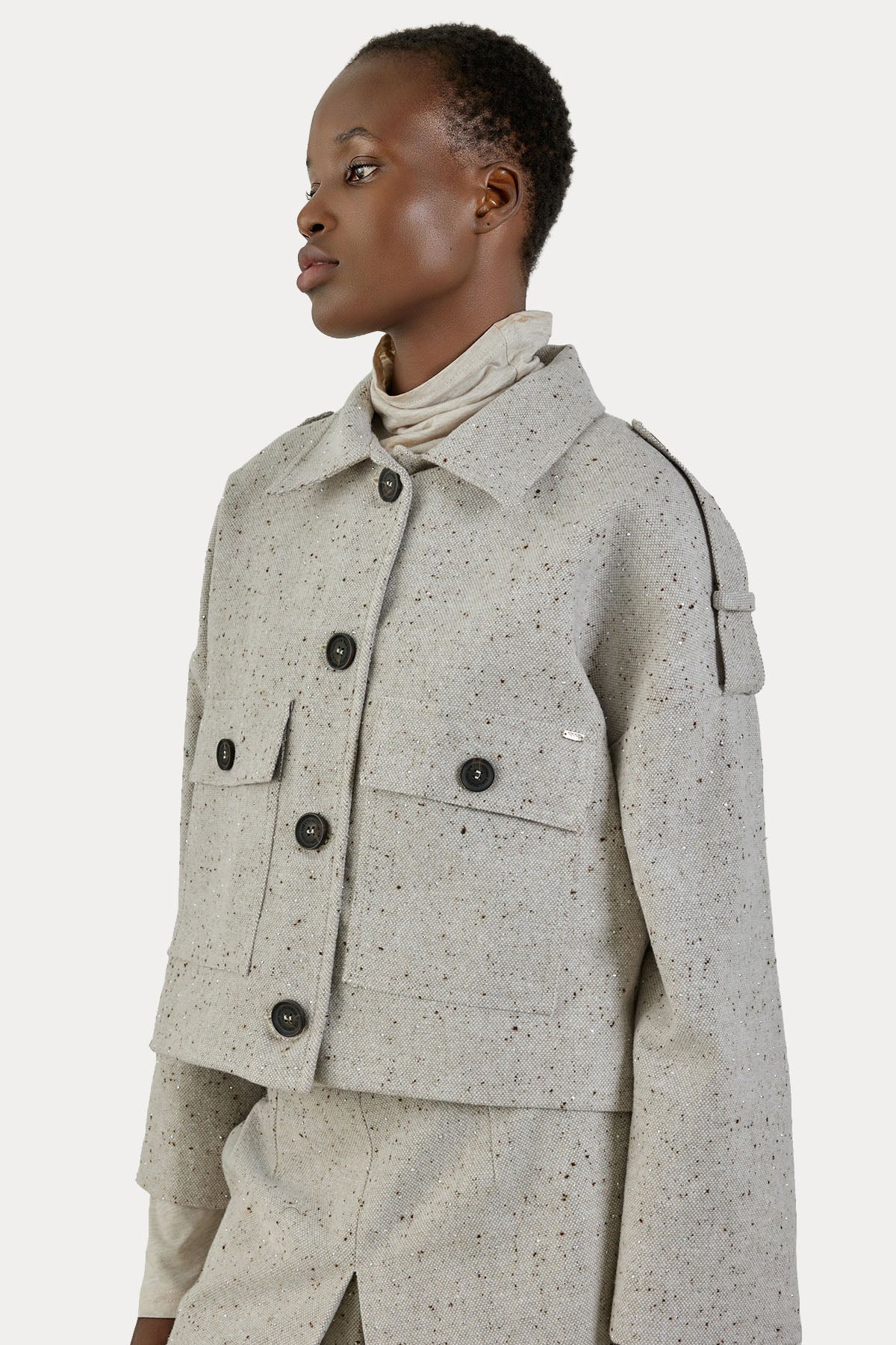 Bsb Relaxed Fit Cep Detaylı Ceket