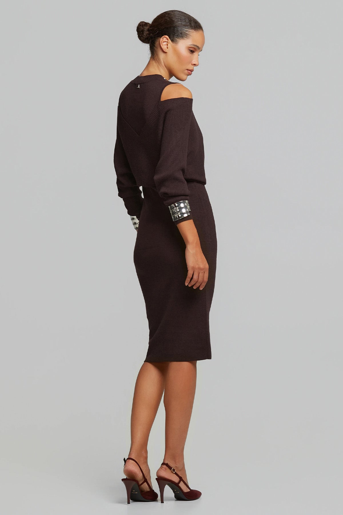 Lynne Midi Örgü Triko Elbise