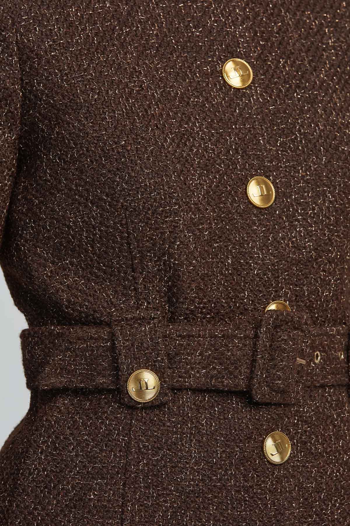 Lynne Kemerli Tüvit Blazer Ceket-Ceket-Libas