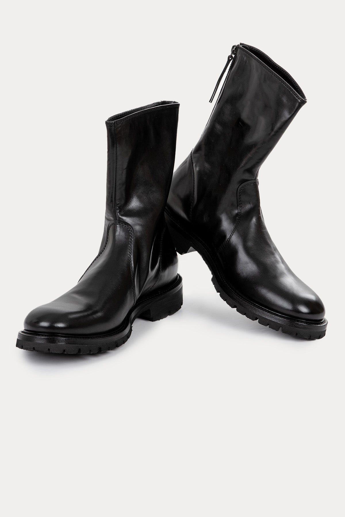 Henderson Vibram Taban Fermuarlı Deri Bot