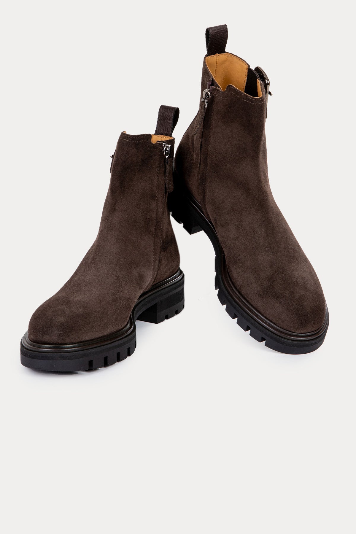 Henderson Nara Lastik Bant Fermuarlı Süet Bot