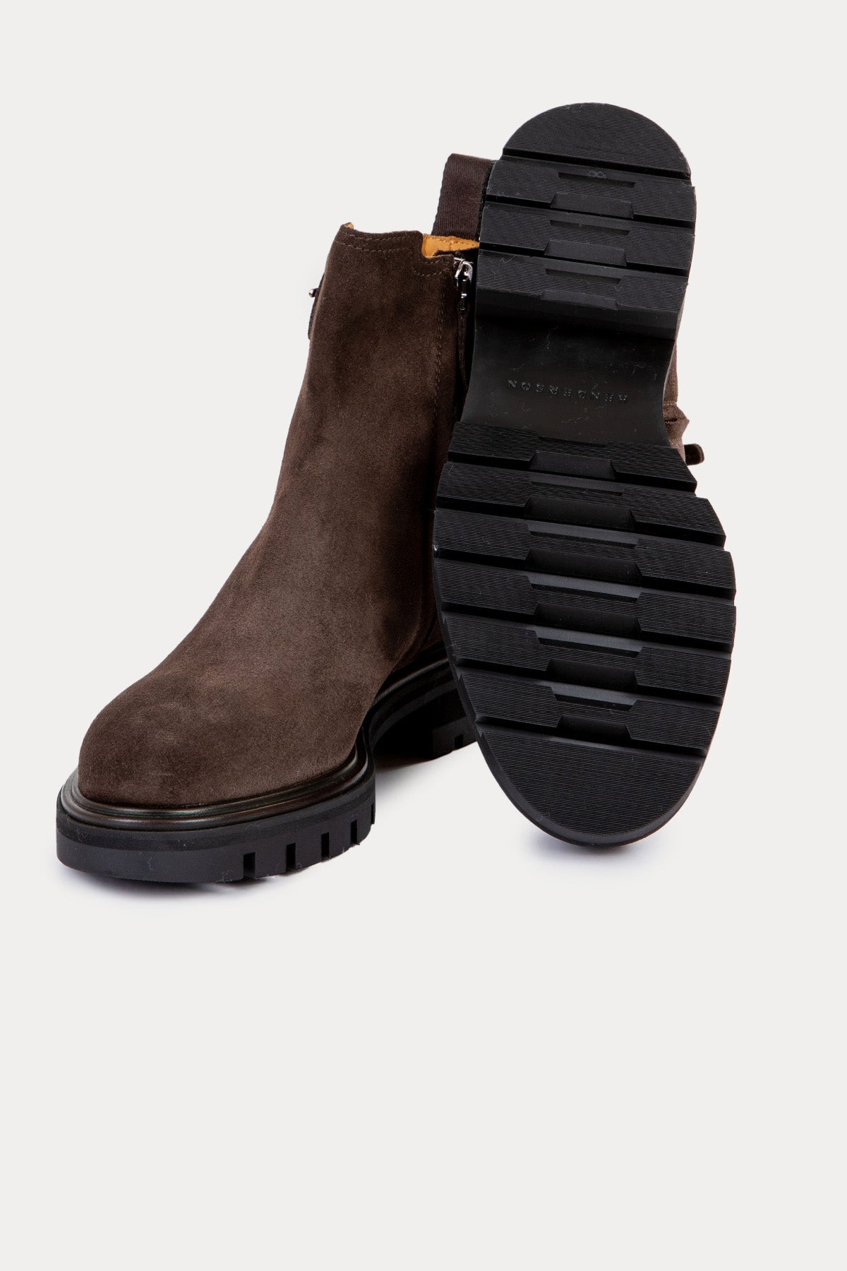 Henderson Nara Lastik Bant Fermuarlı Süet Bot